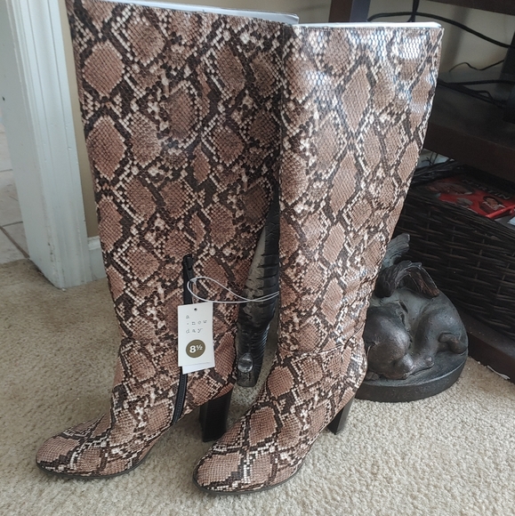 a new day Shoes - A New Day snake look boots